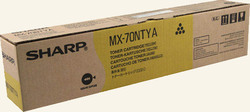 MX-70NTYA - SHARP OEM Genuine YELLOW CARTRIDGE FOR MX-5500 MX-6200 MX-6201 MX-7000 MX-7001